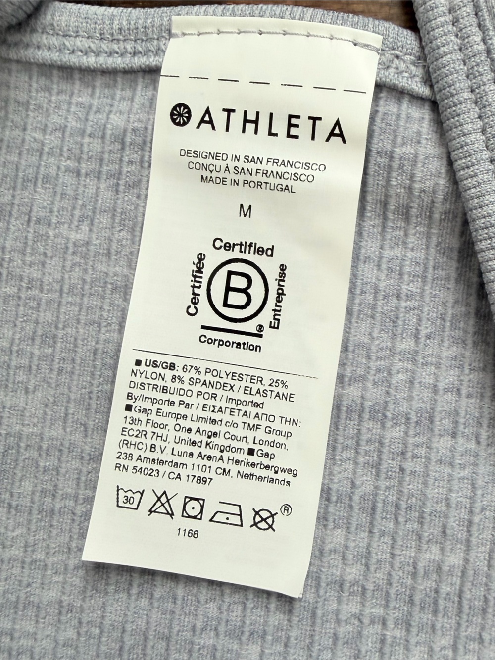 NWT Athleta Renew Seamless Square Neck Tank - size medium - Picture 3 of 3